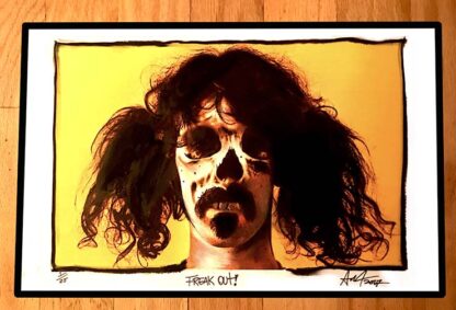 Frank Zappa -  SKULL PRINT ART PRINT By Adam Turkel – LIMITED EDITION