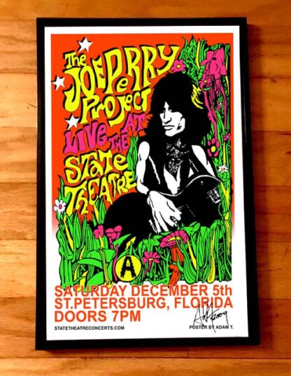 Aerosmith - JOE PERRY PROJECT - Gig Poster by Adam Turkel LIMITED EDITION!