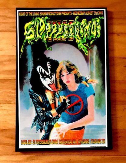 SLOPPY SECONDS GIG POSTER BY ADAM T. KISS Gene Simmons Traci Lords